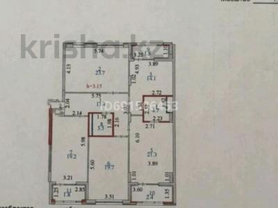 4-комнатная квартира, 125.6 м², 2/10 этаж, Мухамедханова 11 за 95 млн 〒 в Астане, Есильский р-н