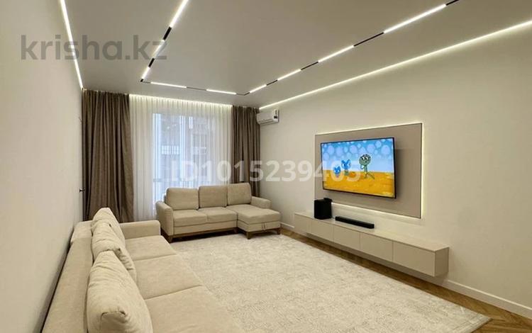 3-комнатная квартира · 91 м² · 8/9 этаж, Аль-Фараби 7/3 — Samal Park за 84.9 млн ₸ в Астане, Есильский р-н — фото 2