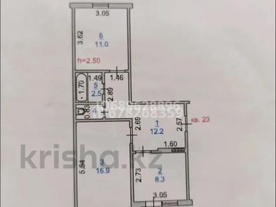 2-комнатная квартира, 53.4 м², 4/5 этаж, Абая 5/4 за 14 млн 〒 в Хромтау