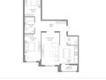 3-комнатная квартира · 78.6 м² · 6/9 этаж, Казыбек би 19 за ~ 42.2 млн ₸ в Астане, Нура р-н