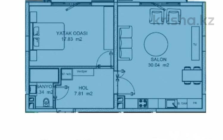 2-комнатная квартира · 62.3 м² · 3/12 этаж, Жаңа Қала 28/4 за 6.2 млн ₸ в Туркестане — фото 4