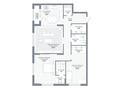 3-комнатная квартира · 120.06 м², ул. Е-810, 2/21 за ~ 102.1 млн ₸ в Астане, Есильский р-н — фото 3