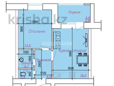 1-комнатная квартира, 43 м², 7/9 этаж, Мухтар Ауезова 213 б за 17.8 млн 〒 в Кокшетау