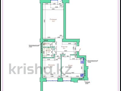 2-комнатная квартира · 69.5 м² · 4/9 этаж, мкр. Алтын орда 2 за 28 млн ₸ в Актобе