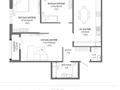3-комнатная квартира · 74 м² · 6/16 этаж, Мангилик Ел 74 — Видовая на мечеть за ~ 42.6 млн ₸ в Астане, Есильский р-н
