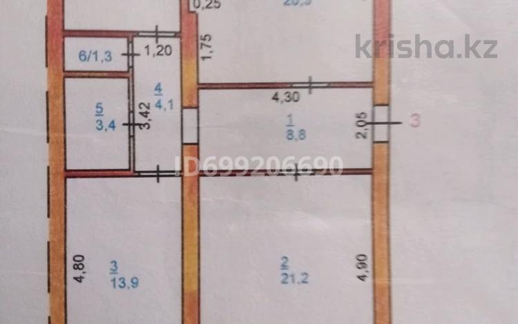 3-бөлмелі пәтер · 82 м² · 1/3 қабат, Исиналиева 12 — ТЦ. Старый город, Набережная Иртыша.Пед.Колледж., бағасы: 32 млн 〒 в Павлодаре — фото 2