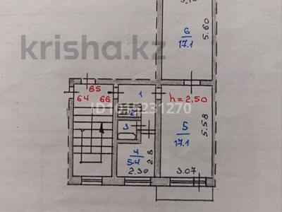 2-комнатная квартира · 46.5 м² · 2/5 этаж, 3 мкр. 8 — От кольца 5 минут за 9 млн ₸ в Абай