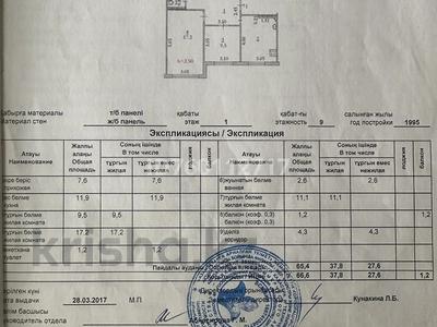 3-бөлмелі пәтер · 66.6 м² · 1/9 қабат, мкр Жилгородок 13, бағасы: 22.5 млн ₸ в Актобе