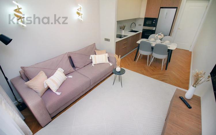 2-бөлмелі пәтер · 58 м² · 2/12 қабат, Сейфуллина 469а/1, бағасы: 25 000 ₸ в Алматы, Алмалинский р-н — фото 2
