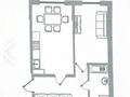 2-бөлмелі пәтер · 47.4 м² · 1/6 қабат, мкр Кайрат — Рыскулова, бағасы: 23.5 млн ₸ в Алматы, Турксибский р-н
