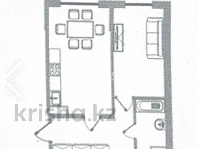 2-комнатная квартира · 47.4 м² · 1/6 этаж, мкр Кайрат — Рыскулова за 23.5 млн ₸ в Алматы, Турксибский р-н