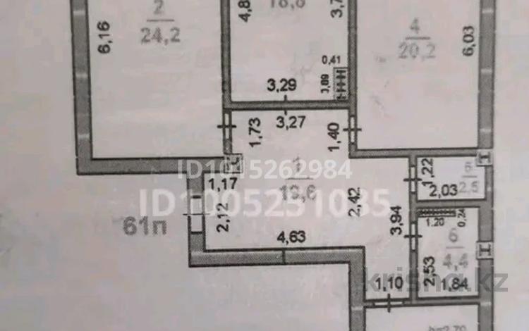 3-комнатная квартира · 108 м² · 5/5 этаж, 15 18/1 — Төстік дүкені бар үй за 220 000 ₸ в Туркестане — фото 2