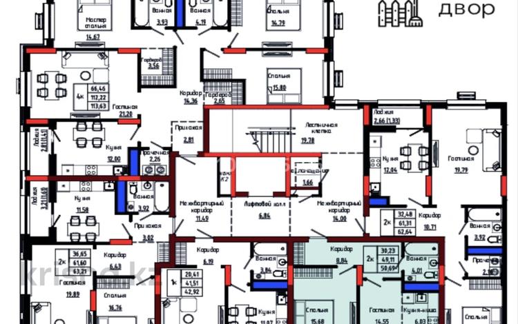 2-бөлмелі пәтер · 51 м² · 9/9 қабат, Улы Дала 28 — Туран-Улы дала, бағасы: 29.3 млн ₸ в Астане, Нура р-н — фото 7