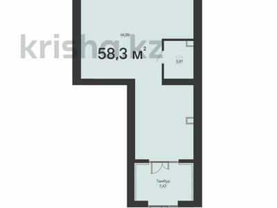 Свободное назначение, офисы, магазины и бутики, салоны красоты · 58.3 м² за ~ 53.7 млн 〒 в Астане, Есильский р-н