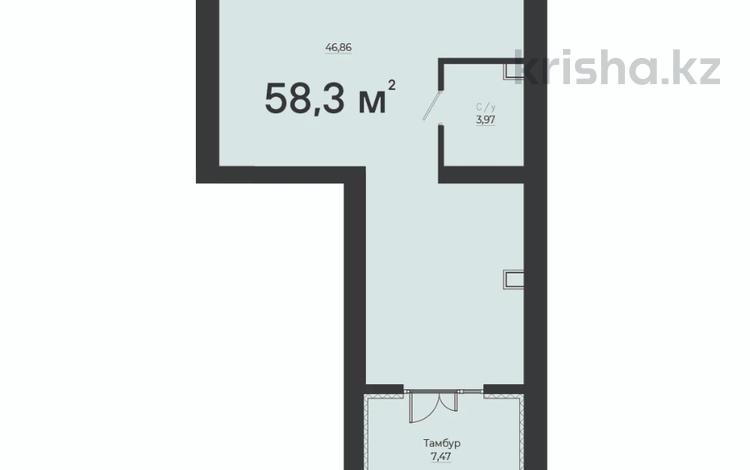 Еркін, кеңселер, дүкендер мен бутиктер, сұлулық салондары · 58.3 м², бағасы: ~ 53.7 млн ₸ в Астане, Есильский р-н — фото 2