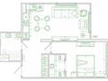 2-бөлмелі пәтер · 53.4 м² · 5/14 қабат, Жандосова 94/8 Блок25 — Кекилбайулы, бағасы: 50 млн ₸ в Алматы, Бостандыкский р-н — фото 40