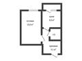 1-комнатная квартира · 41.3 м² · 3/5 этаж, Мкр. Юбилейный 20 за 19.5 млн ₸ в Костанае — фото 11