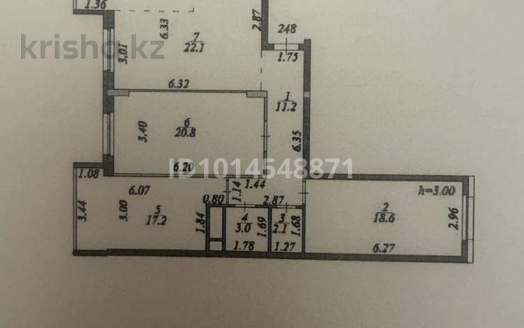 4-комнатная квартира · 113.8 м² · 9/9 этаж, Е 797 2 за 60 млн ₸ в Астане, Нура р-н — фото 2