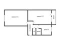 2-бөлмелі пәтер · 48 м² · 1/5 қабат, 9-й Микрорайон 12, бағасы: 20 млн ₸ в Костанае — фото 20