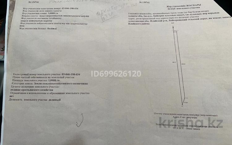 Участок · 3 га, Алматинская обл. за 20 млн 〒 — фото 2