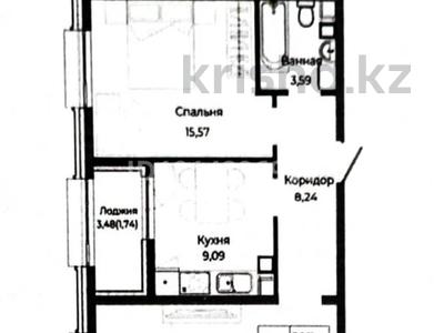 2-комнатная квартира · 58.9 м² · 8/9 этаж, Шаймерден Косшыгулулы 27/1 за 30 млн ₸ в Астане, Сарыарка р-н