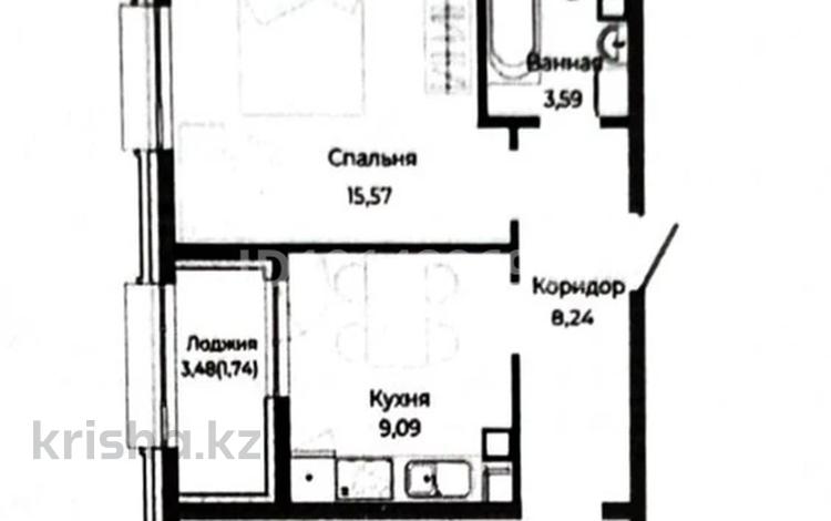 2-комнатная квартира · 58.9 м² · 8/9 этаж, Шаймерден Косшыгулулы 27/1 за 30 млн ₸ в Астане, Сарыарка р-н — фото 7
