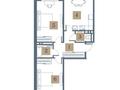 2-бөлмелі пәтер · 62.3 м² · 2/6 қабат, Естай, бағасы: ~ 31.2 млн ₸ в 
