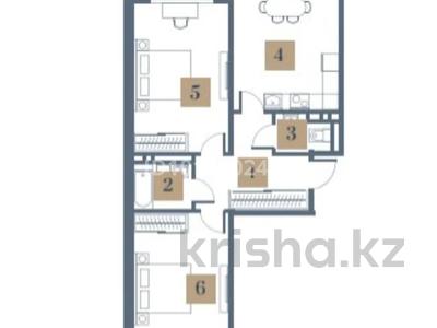 2-комнатная квартира · 62.3 м² · 2/6 этаж, Естай за ~ 31.2 млн 〒 в 