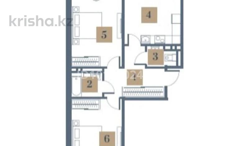 2-бөлмелі пәтер · 62.3 м² · 2/6 қабат, Естай, бағасы: ~ 31.2 млн ₸ в  — фото 2