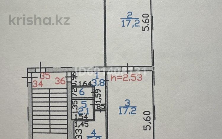 2-бөлмелі пәтер, 48 м², 2/5 қабат, Абая 78а, бағасы: 6.5 млн 〒 в Шахтинске — фото 2