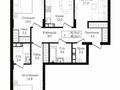 3-комнатная квартира · 90 м² · 15/16 этаж, Тауелсыздык 38/5 — Тауелсыздык Момышулы за 55 млн ₸ в Астане, Алматы р-н — фото 3
