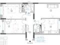 3-бөлмелі пәтер · 93 м² · 4/12 қабат, Абикен Бектуров 1/2, бағасы: 82 млн ₸ в Астане, Нура р-н — фото 2