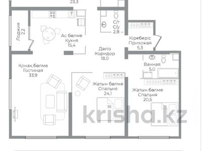 4-комнатная квартира · 162 м² · 19 этаж, Аль-Фараби 41 — БЕЗ КОМИССИИ за ~ 141.4 млн ₸ в Алматы, Бостандыкский р-н