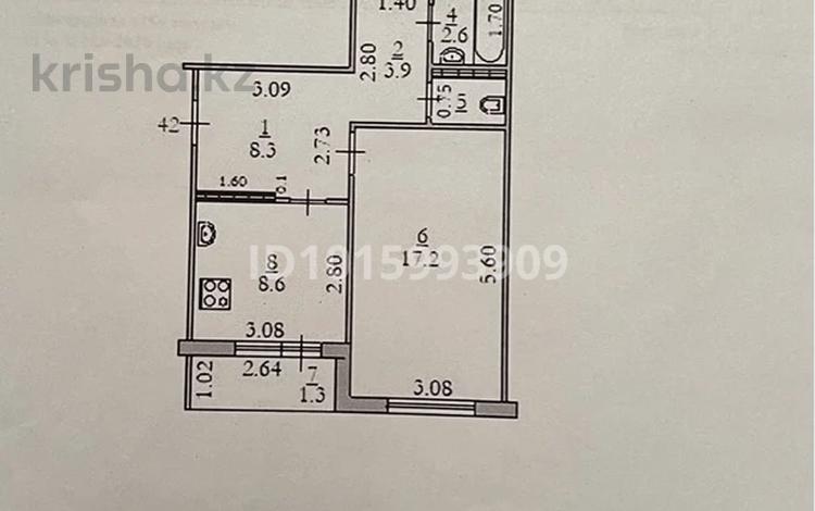 2-бөлмелі пәтер · 55 м² · 4/5 қабат, Авиагородок 21, бағасы: 10.9 млн ₸ в Актобе, мкр Авиагородок — фото 2