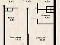 2-комнатная квартира · 70.6 м² · 6/12 этаж, Макатаева - Байтурсынова 129/1 за 65.5 млн ₸ в Алматы, Алмалинский р-н