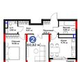 2-бөлмелі пәтер · 60 м² · 10/16 қабат, Бухар Жырау 33, бағасы: 49.5 млн ₸ в Астане, Есильский р-н