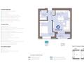 2-комнатная квартира · 45.24 м² · 9/12 этаж, Турар Рыскулов 24А за 31.5 млн ₸ в Астане, Есильский р-н