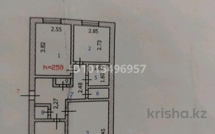 3-бөлмелі пәтер · 57.1 м² · 1/2 қабат, Кншилер 42 — Мкр Конырат, бағасы: 7.8 млн ₸ в Балхаше — фото 2