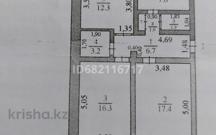 3-комнатная квартира, 67 м², 1/5 этаж, Карасай батыра 18 за 24 млн 〒 в Талгаре — фото 2