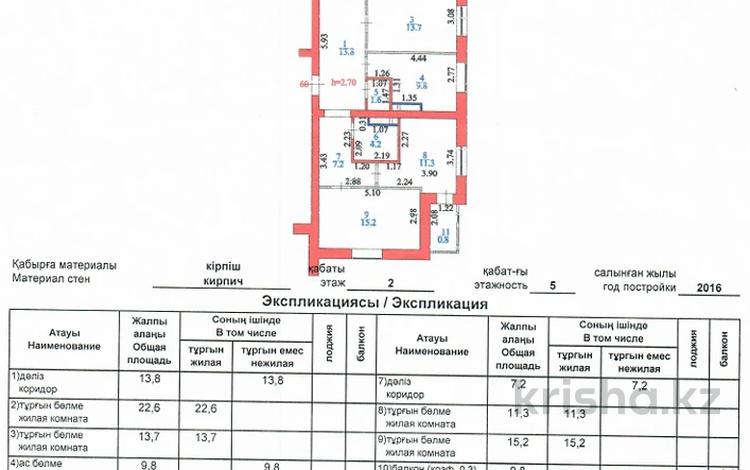 4-бөлмелі пәтер · 101 м² · 2/5 қабат, айтматова 31а, бағасы: ~ 48.9 млн ₸ в Астане, Нура р-н — фото 2