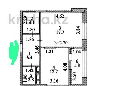 1-бөлмелі пәтер · 45.5 м² · 4/17 қабат, Туркестан 4Б, бағасы: 30.5 млн ₸ в Астане, Есильский р-н