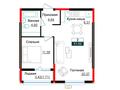 2-бөлмелі пәтер · 51.02 м², Е 882 9/1, бағасы: ~ 29.3 млн ₸ в Астане, Нура р-н — фото 3