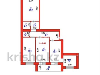 3-комнатная квартира · 90.1 м² · 4/10 этаж, Алихан Бокейхан 7 за 62.5 млн ₸ в Астане, Есильский р-н