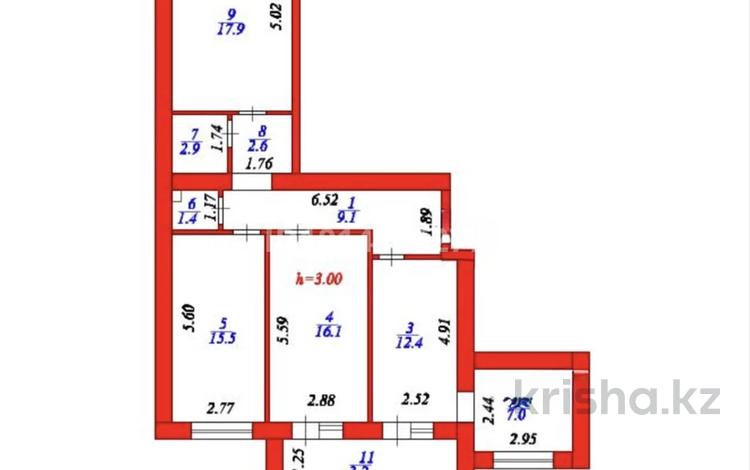 3-комнатная квартира · 90.1 м² · 4/10 этаж, Алихан Бокейхан 7 за 62.5 млн ₸ в Астане, Есильский р-н — фото 2