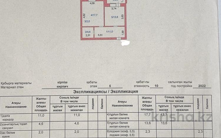 1-комнатная квартира · 51.2 м² · 5/9 этаж, Ашимова 140 за 21 млн ₸ в Кокшетау — фото 2