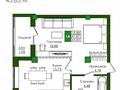 1-комнатная квартира · 44 м² · 6/9 этаж, Е-779 32/1 за 25.5 млн ₸ в Астане, Есильский р-н