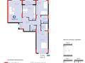 3-бөлмелі пәтер · 110.7 м² · 4/9 қабат, Сагадат Нурмагамбетов 15, 16 — БИЗНЕС КЛАСС ОТ BI GROUP, бағасы: 79.9 млн ₸ в Астане, Сарайшык р-н
