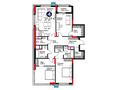 4-бөлмелі пәтер · 119.53 м² · 2/12 қабат, Турар Рыскулов 18, бағасы: ~ 86.9 млн ₸ в Астане, Есильский р-н — фото 3
