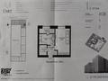 1-бөлмелі пәтер · 41.39 м² · 2/12 қабат, Жубан Молдагалиев 6г, бағасы: 26.5 млн ₸ в Астане