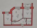 2-бөлмелі пәтер · 51.7 м² · 5/9 қабат, Мкр. имени Есет батыра 16, бағасы: 20.5 млн ₸ в Актобе, мкр Акжар